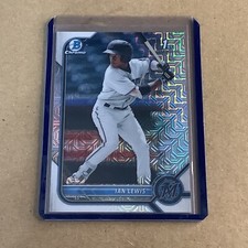 2022 Bowman Chrome #BCP-96 Ian Lewis 1st Bowman Mojo Refractor Rookie A-49
