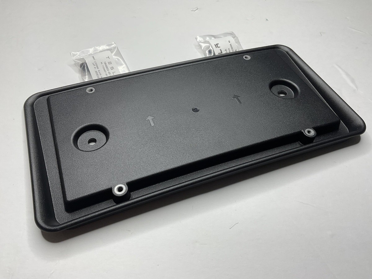 Tesla Model X Rear Trunk Lift Gate License Plate Bracket Mount
