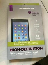 PureGear HD Tempered Glass w/Alignment Tray Apple iPad 5th/6thGen/Pro 9.7"/Air2