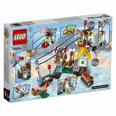 Lego Angry Birds 75824 PIG CITY TEARDOWN Red Stella Piggy 1 2 NEW 