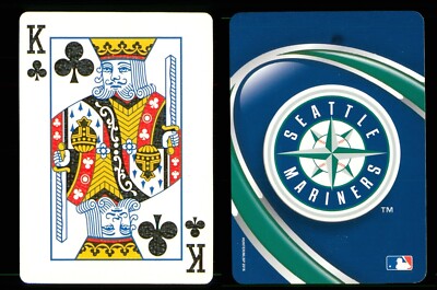 1 x Spielkarte Baseball Seattle Mariners - King of Clubs ZY 12