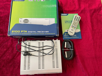 EDISION Digitaler Satelliten Receiver 2100 FTA für TV Fernseher OVP