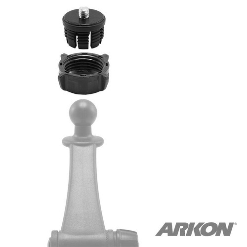 SP-SBH-KIT-CAM Spannring und Kamerakopf 17mm Adapter Halterung 1/4"x20 Gewinde - Bild 2 von 2