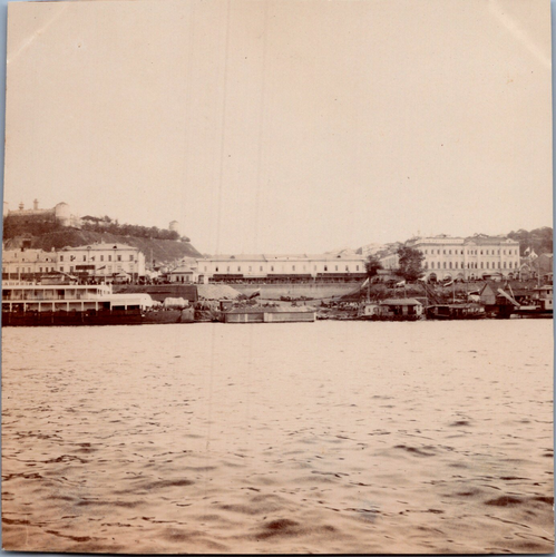Tirage Photo Ancien Vladivostok (Russie) - Port Vers 1890 - Original Vintage