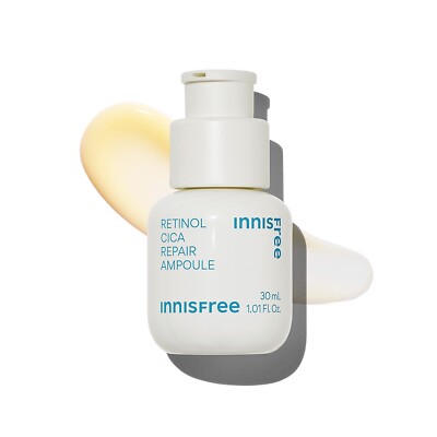 INNISFREE Retinol Cica Repair Ampoule 1.01oz / 30ml K-Beauty hypoallergenic