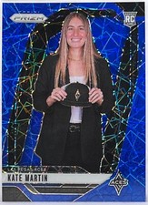 Kate Martin 2024 Panini Prizm WNBA Blue Velocity Variation Aces RC