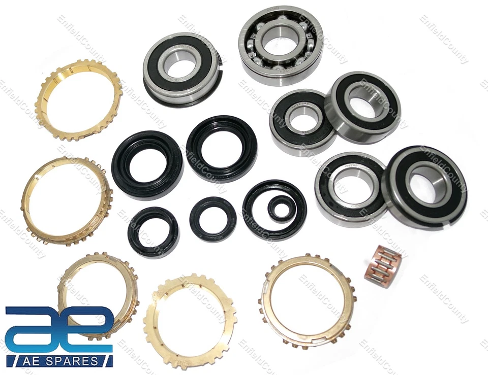 For Suzuki Samurai 5 Speed Manual Transmission Rebuild Kit +Synchro Rings ECs - Imagen 2 de 4