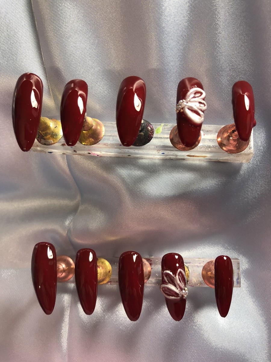 Z Nails! Gorgeous Set of Homemade/Handcrafted Press On Nails | eBay Z Nails! Gorgeous Set of Homemade/Handcrafted Press On Nails | eBay