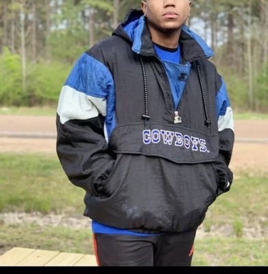 Vintage Dallas Cowboys Starter Jacket 90's Pullover Half &hellip;