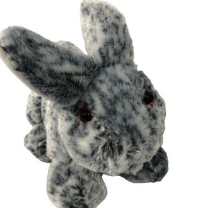 black stuffed bunny