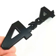 Car Side Fender Emblems Rear Tail Trunk Badges DIY Decals Stickers Metal Logo