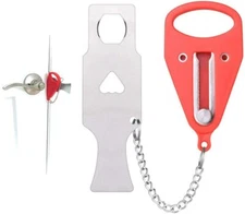 Portable Travel Security Safety Door Lock Hotel Room Intrusion Prevention Buckle