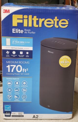 3M Filtrete Room Air Purifier 170 sq. ft. Coverage Area HEPA FAP-C02-A2