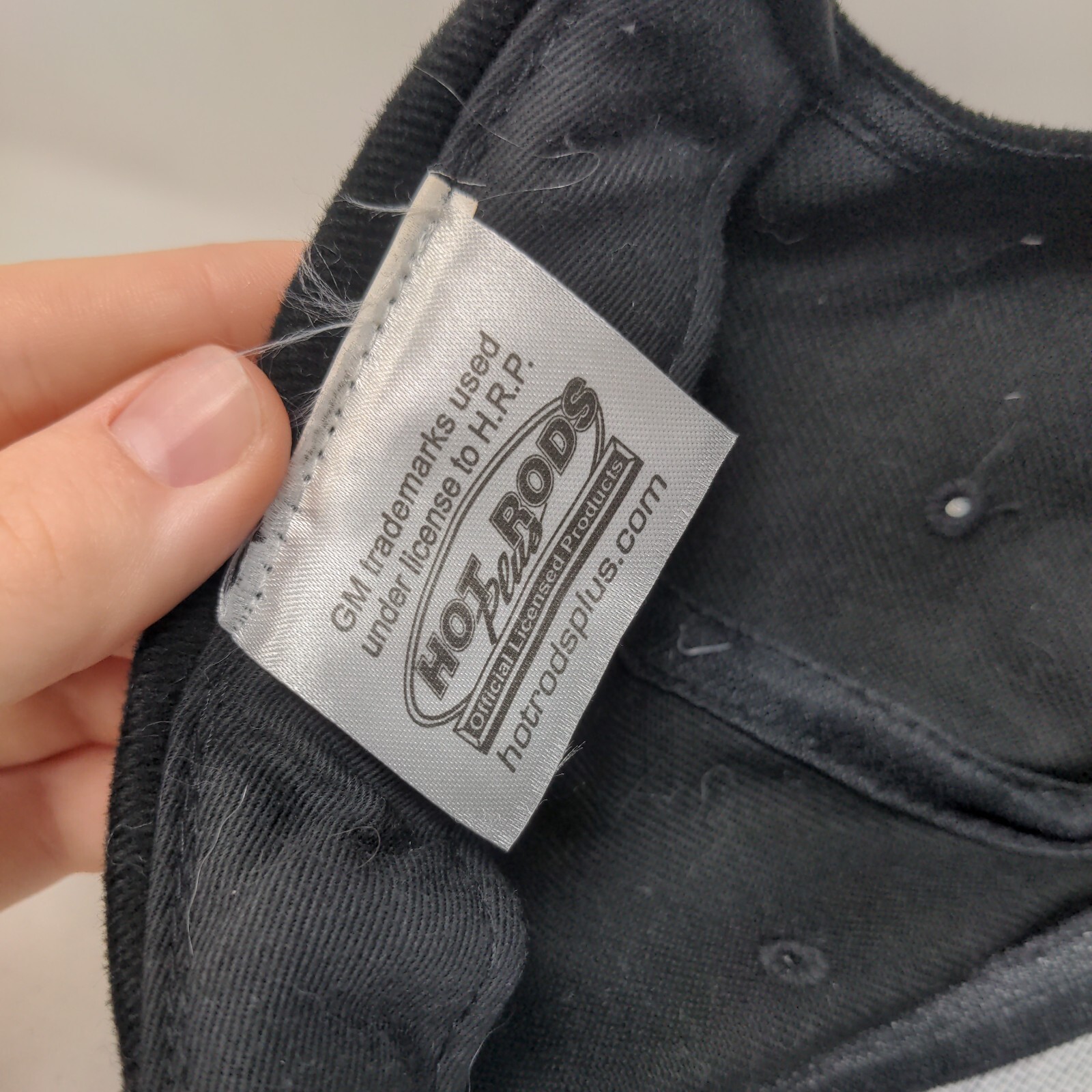 Corvette Strapback Hat Black One Size Adjustable … - image 7