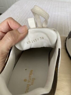 Louis Vuitton Run Away White Sneakers Size 38 Women's Trainers | eBay