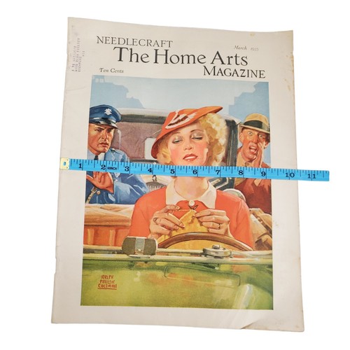 March 1935 Needlecraft The Home Arts Magazine Cover By Ralph Pallek Coleman,... - Picture 8 of 8