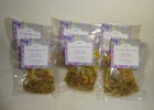 6pk Potpourri Mix Gold Organza Sachets 2ozs ea. Wedding-Bridal-Favors-NO Fillers