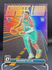 Brandon Miller 2023–24 Donruss Optic ORANGE HOLO Express Lane Rookie #21/39