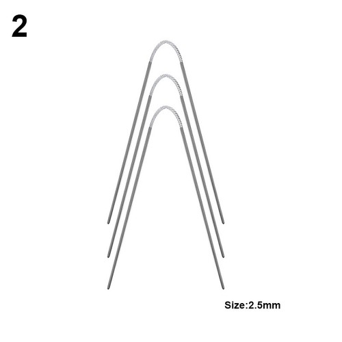 3Pc/set Universal Stainless Steel Circular Knitting Needles Hand Flexible Needle - Picture 14 of 19