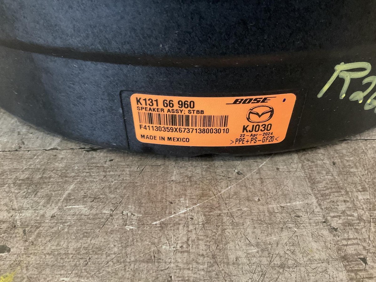 2024 Mazda Cx-50 Bose Subwoofer Speaker Trunk Mount K13166960