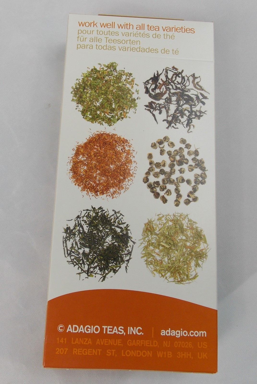 Adagio Teas Paper Tea Filters Loose Leaf Tea 100 Count Box - Picture 2 of 3
