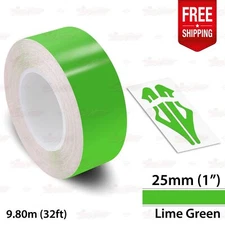 LIME GREEN Roll PIN STRIPE Car Striping Line TAPE Decal Adhesive Vinyl Sticker