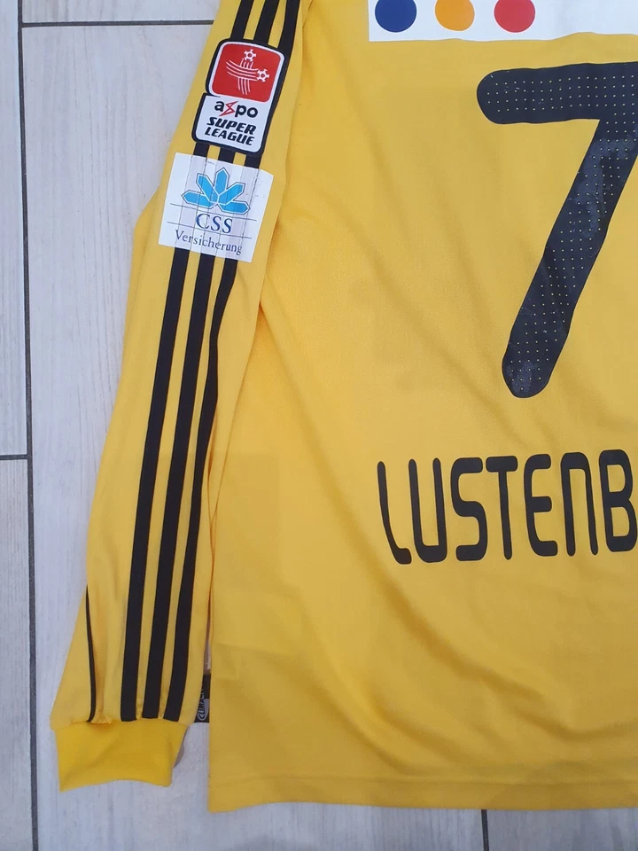 LUSTENBERGER ADIDAS FC LUZERN 2009 2010 SIZE L SHIRT longsleeve trikot shirt - Bild 4 von 4
