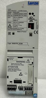 Lenze 8200 Vector E82EV751_4C200 Frequency Inverter 0.75 kW 131436162