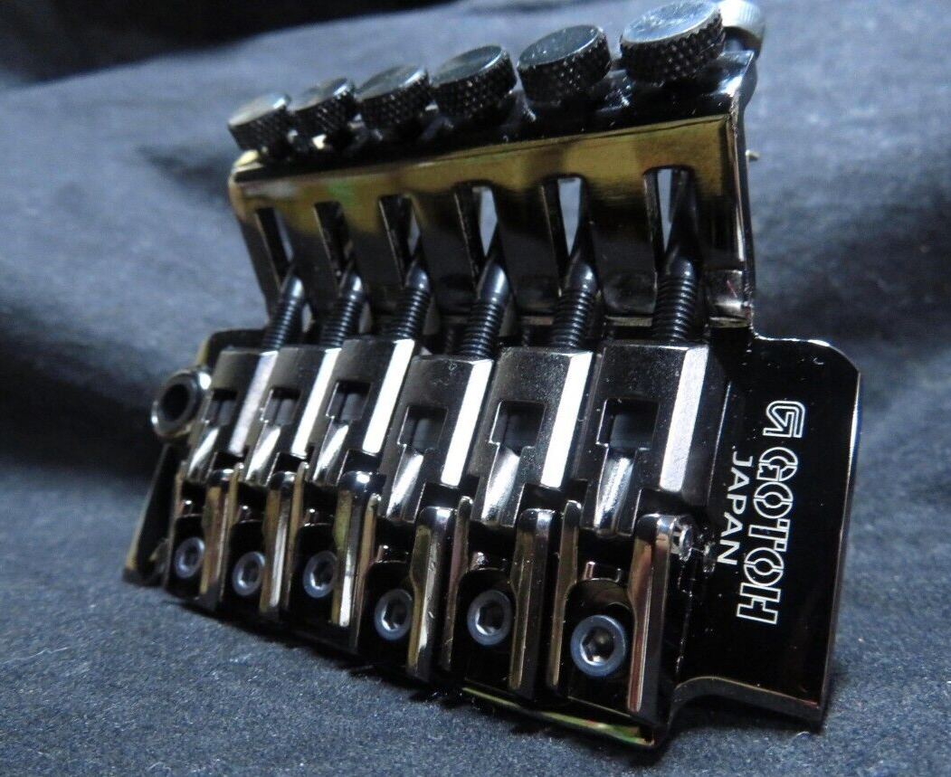 NEW GOTOH GE1996T-CK Cosmo Black Tremolo Unit Floyd Rose 40mm From 
