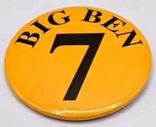 Pitsburgh Steelers 3" Pinback Button "Big Ben 7"