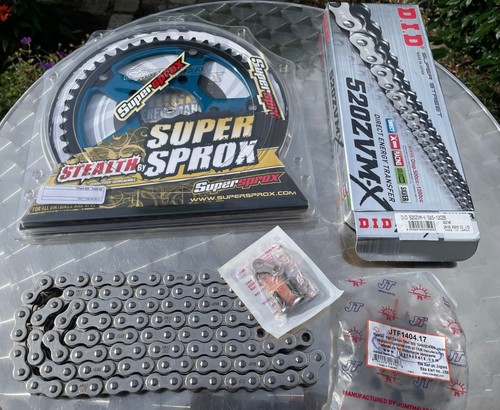 Supersprox Chain Set for BMW S1000RR, HP4 Forged Wheel, 17-46-120, Racing #520