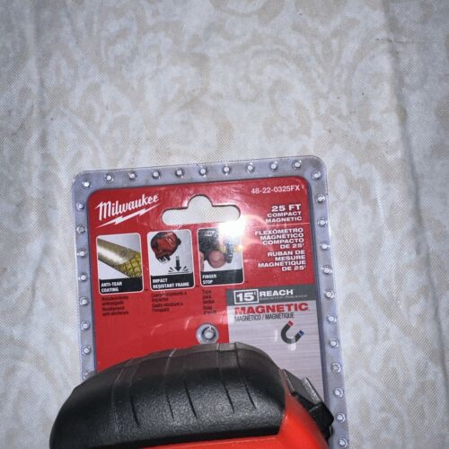 Milwaukee 25 Ft. X 1-1/16 In. Compact Magnetic Tape Measure New - Picture 4 of 5
