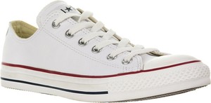 MEN'S Converse all star chuck taylor low top LEATHER 132173c White shoe |  eBay