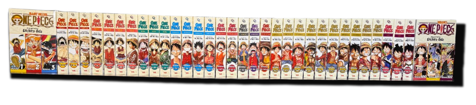 One Piece (Omnibus) 3 in 1 Manga Volumes 1-34 (1-102) Complete Set English New!