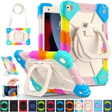 Fr iPad 10/9/8/7/6/5th Gen Air 5 Pro 11 Kids Shockproof Armor Stand Case Cover