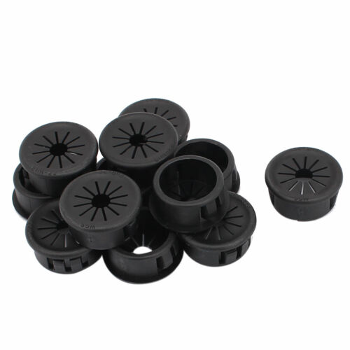 Cable Hose 22mm Mount Dia Snap in Webbed Bushing Harness Grommet Protector 12Pcs - Picture 1 of 2
