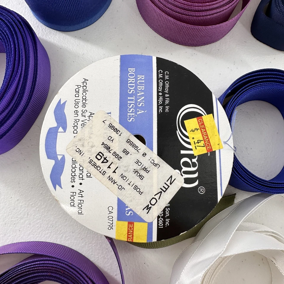 Lot of ribbon and trims for sewing, scrapbooking, journaling or other crafts a - Image 3 of 4