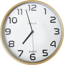 Zegar ścienny Unilux Baltic, 31,5cm, drewniany