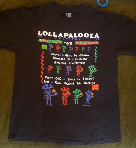Vintage 1993 Lollapalooza T Shirt-Alice 