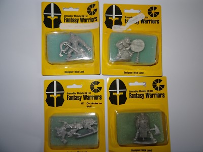 Grenadier Fantasy Warriors ''FW12, FW14, FW911, FW909'' (Grenadier Miniatures)
