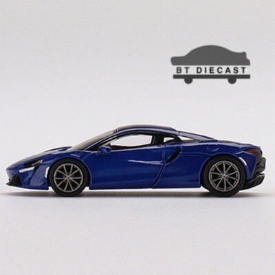 MINI GT McLAREN ARTURA 1/64 DIECAST MODEL CAR VOLCANO BLUE