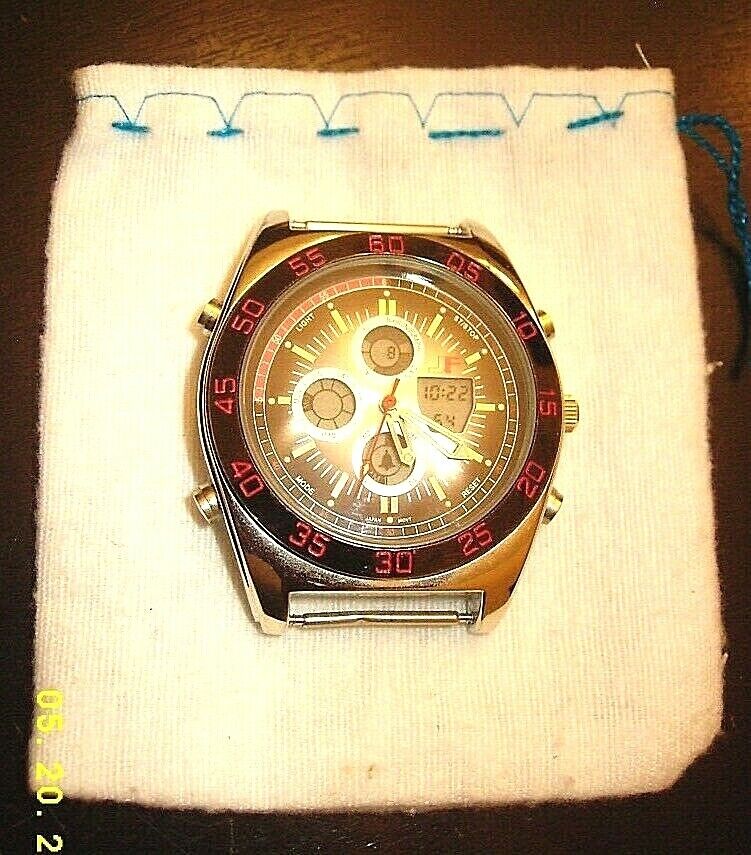 Japanese B/O JF 31953100 watch no strap lights up blue and Japanese B/O JF 31953100 watch no strap lights up blue and
