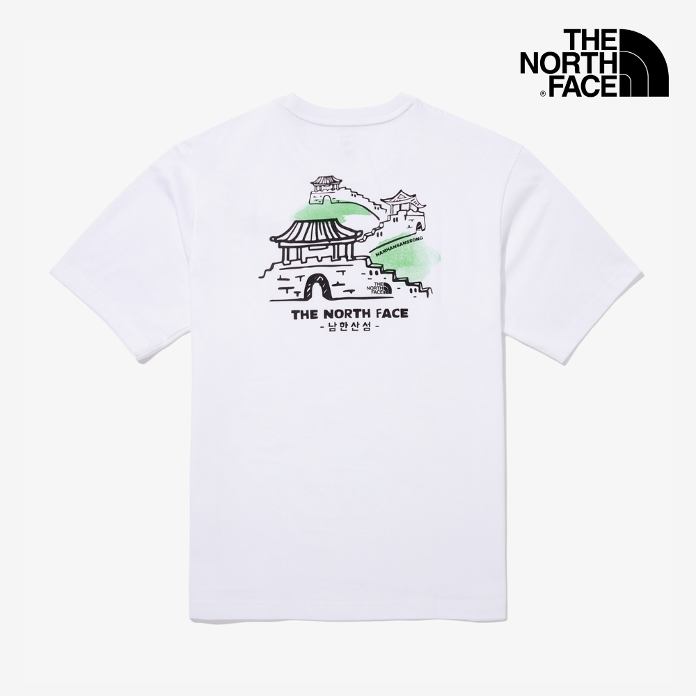 【THE NOTRH FACE】 TNF HANGEUL S/S R/TEE‐WHITE The North Face Korea NAMHANSANSEONG EDITION S/S R/TEE