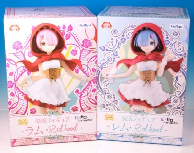 RARE Re:Zero SSS Figure Rem & Ram Set of 2 types from JAPAN