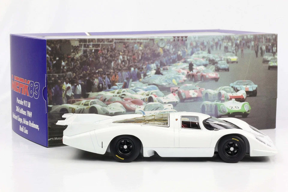 1:18 Porsche 917 LH 24H LeMANS 1969 corpo normale bianco WERK83 pressofuso - Immagine 4 di 4
