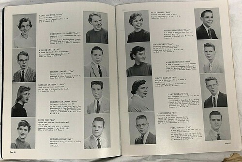 1957 Wisconsin High Yearbook Madison, WI Baby Badger (UW-Ed Dept School) - Picture 5 of 7