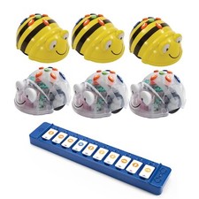 3 Bee Bot and 3 Blue Bot Robot STEM Coding Toy Robotics with FREE Tactile Reader