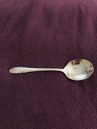 Gorham Sterling Silver Cream Round Soup Spoon Lyric 1940