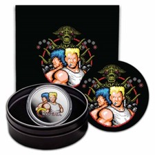 1 oz Silver Contra® Colorized Round Proof w/ COA Tin & Box - #22 OF 50