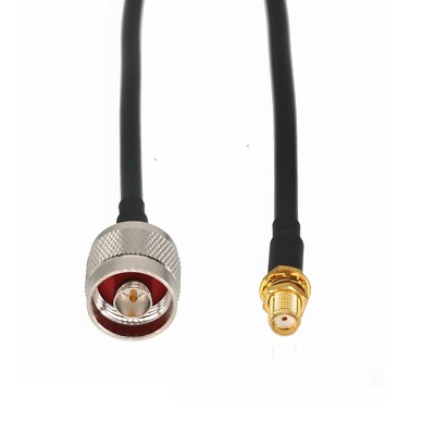 N Male to SMA Female RG58 WIFI AP Cable 1~16FT Repeater Radio Diplexer Antenna